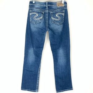 Silver Jeans Natsuki Capri Sz 28